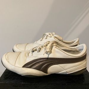 Tan & brown PUMA sneakers ☄️